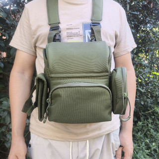 Bolsa de peito para telescópio ao ar livre, câmera de descompressão ampliada, alça ajustável, bolsa de armazenamento com