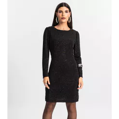 Vestido Manga Longa Endless Preto