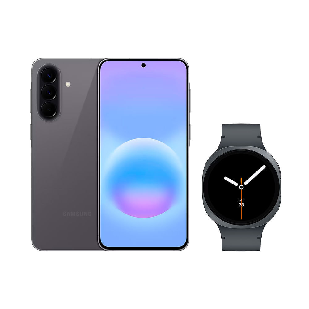 Galaxy A57 5G (128GB) Cinza + Galaxy Watch8 BT 44mm Grafite