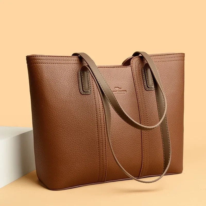 Bolsa de luxo de cor sólida, bolsas femininas de design, bolsas de ombro de couro de alta qualidade para mulheres, 2024,