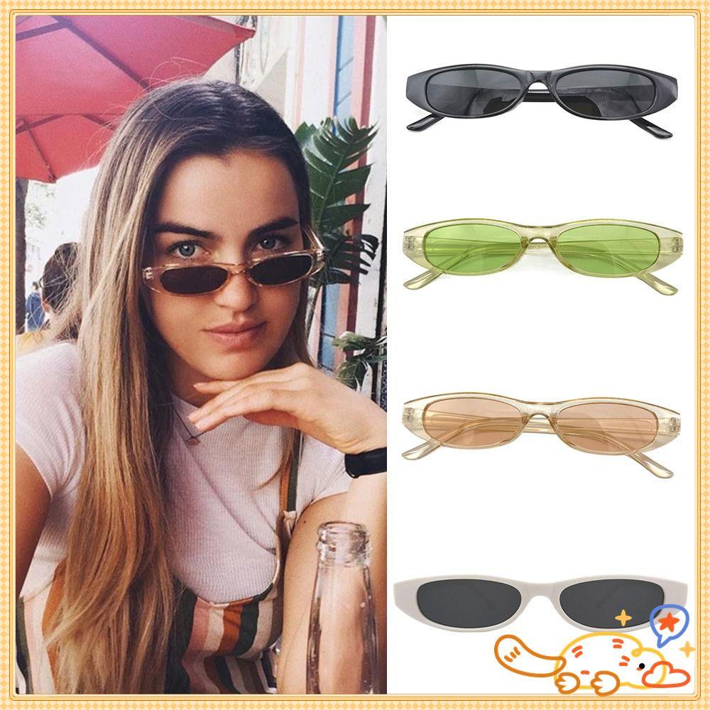 Óculos De Sol Femininos , Ovais De Armação Pequena UV375 , Polarizados Da Moda Para Mulheres E Homens