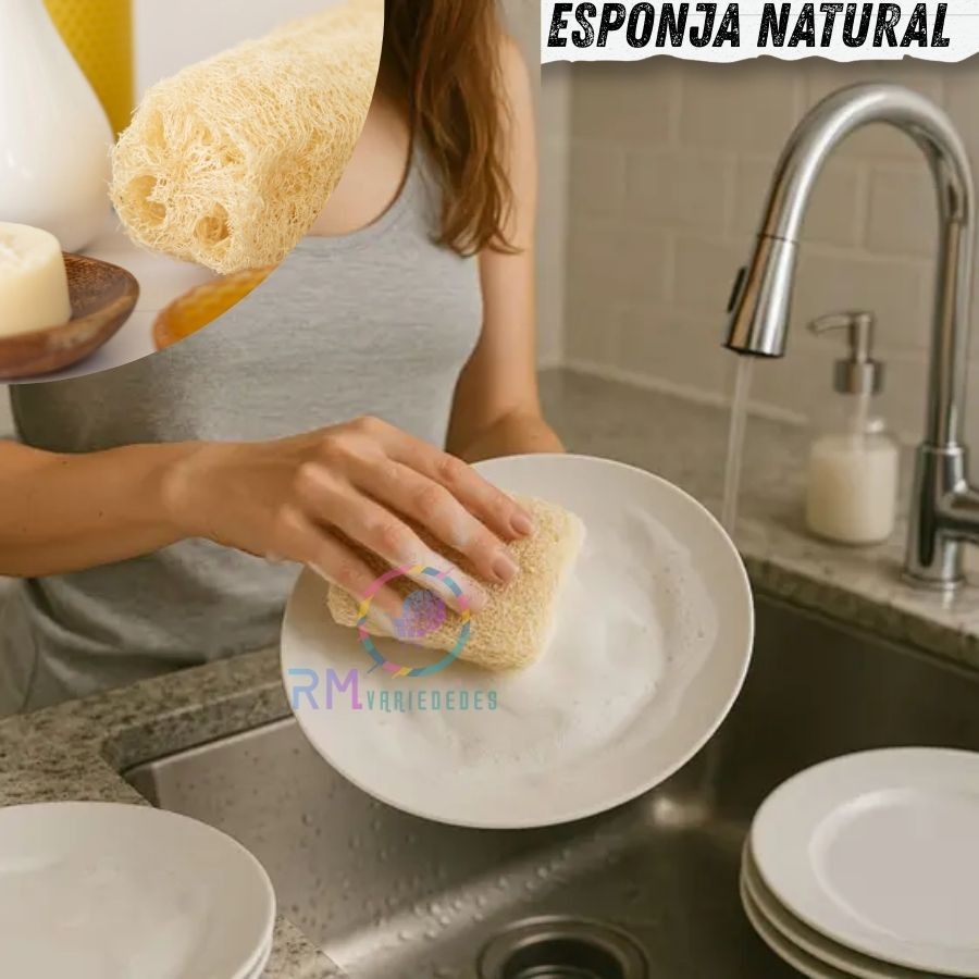 Esponja Vegetal Bucha Natural 100% Ecológica Promoção Esponja BUCHA Vegetal Natural