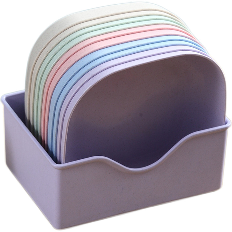 Kit Conjunto 10/20/30 Pratos Com Base Plásticos Duros Reutilizaveis (KIT 10 PRATOS) em Oferta na Shopee