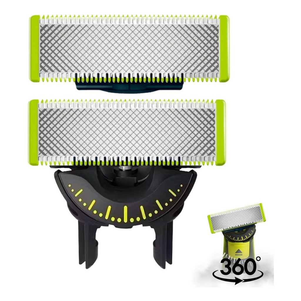 02 Laminas Refil 360 P/ Barbeador Philips Oneblade