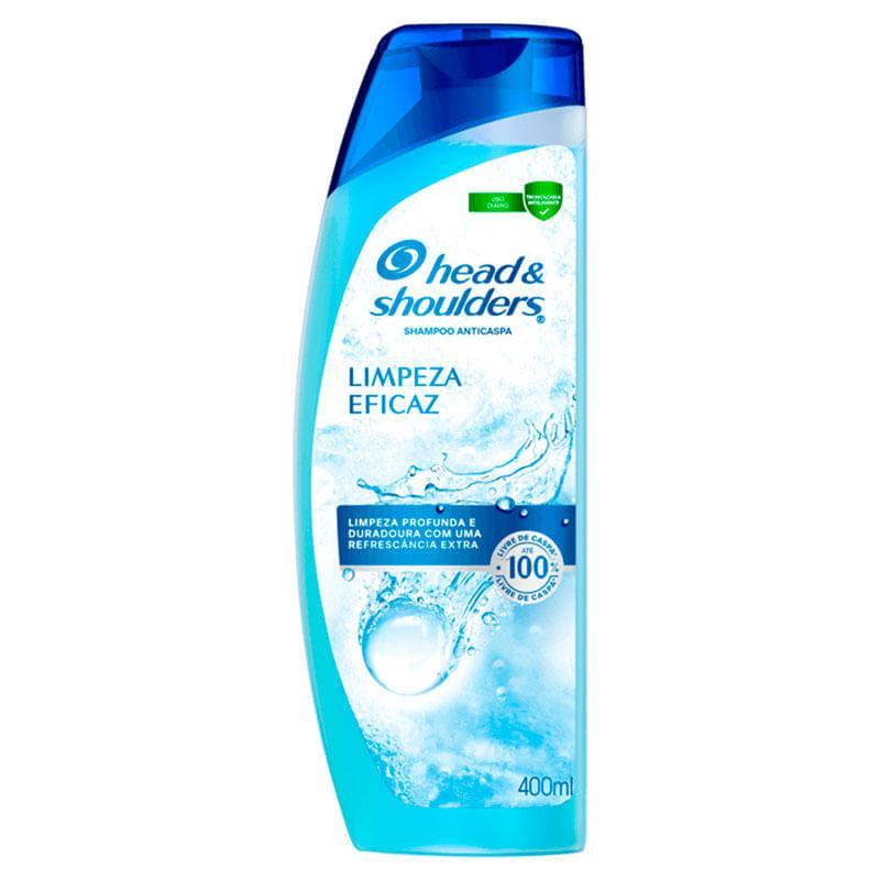 Shampoo Anticaspa Head & Shoulders Limpeza Eficaz 400ml em Oferta na Shopee