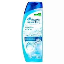 Shampoo Anticaspa Head & Shoulders Limpeza Eficaz 400ml