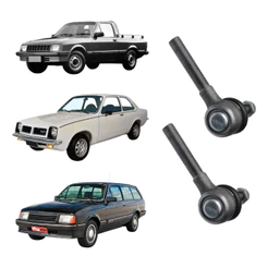 2 Terminal Direção Dianteiro Chevette 73 74 75 76 77 78 79 80 81 82 Chevy 500 Marajo