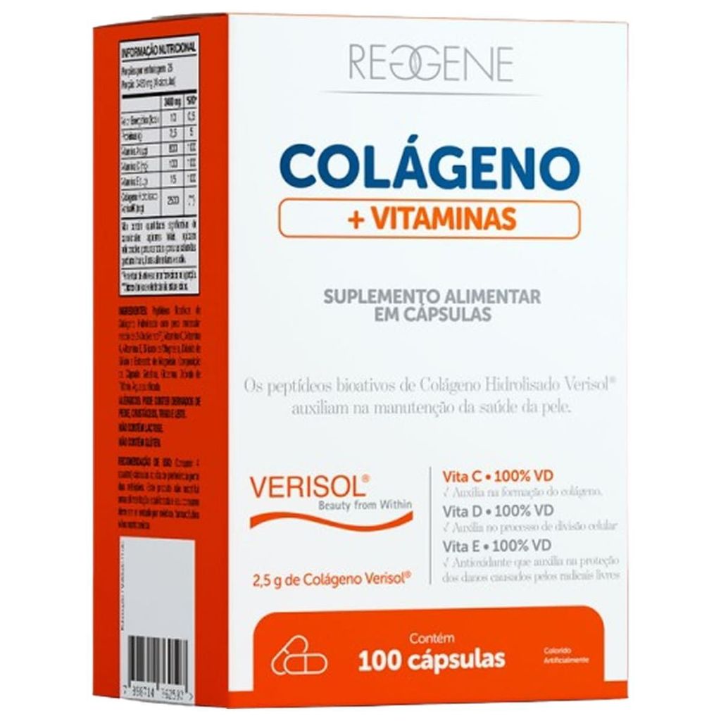Colágeno Verisol + Vitaminas - 60 Cápsulas - Katiguá em Oferta na Shopee