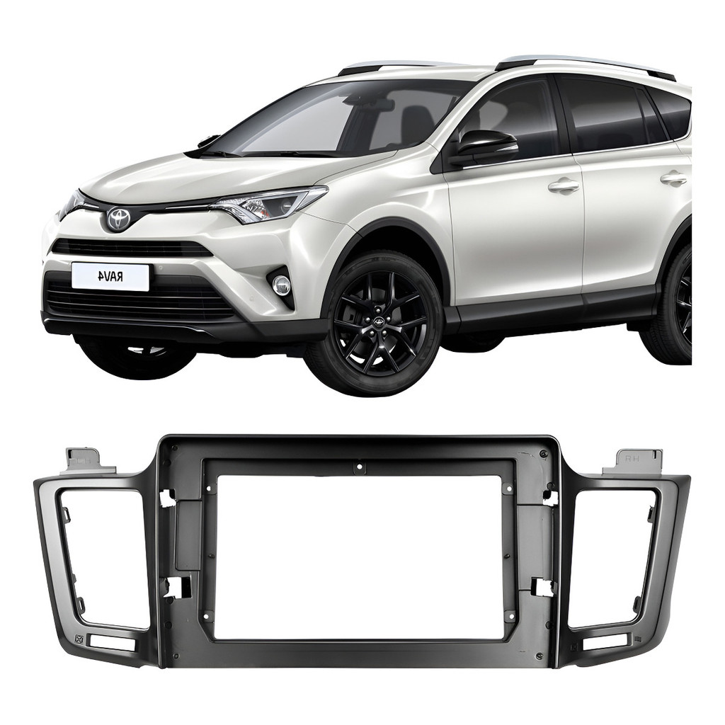 Moldura Multimidia 10.1 Polegadas Toyota Rav 4 2013 A 2019