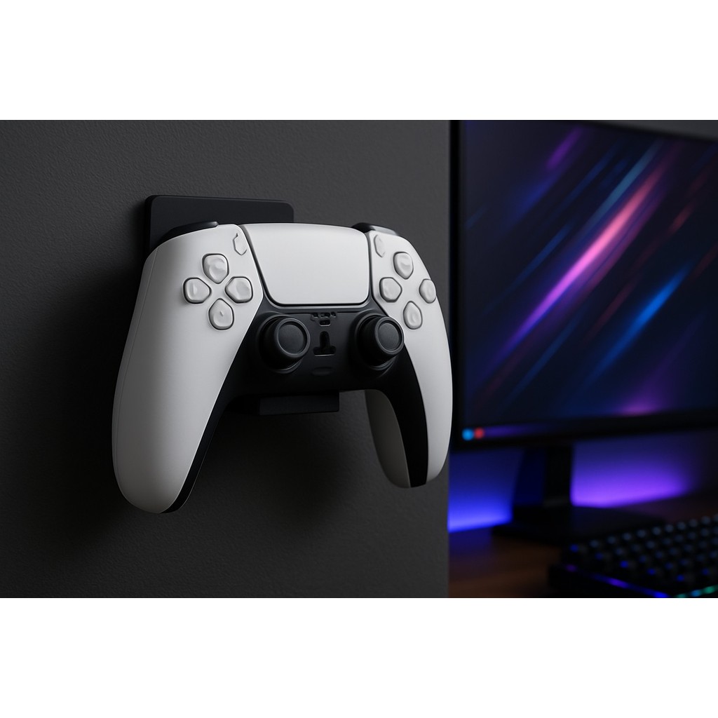 Kit 3 Suporte de parede para Controle e headset Feito em PLA Premium Resistente e Ideal para organizacao gamer