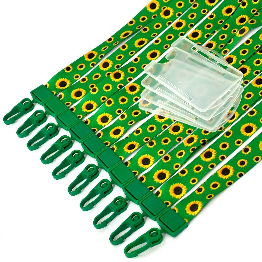 10 Cordões Girassol Deficiências Ocultas Tdah Autismo + Brinde Protetor p/ Crachá em Oferta na Shopee