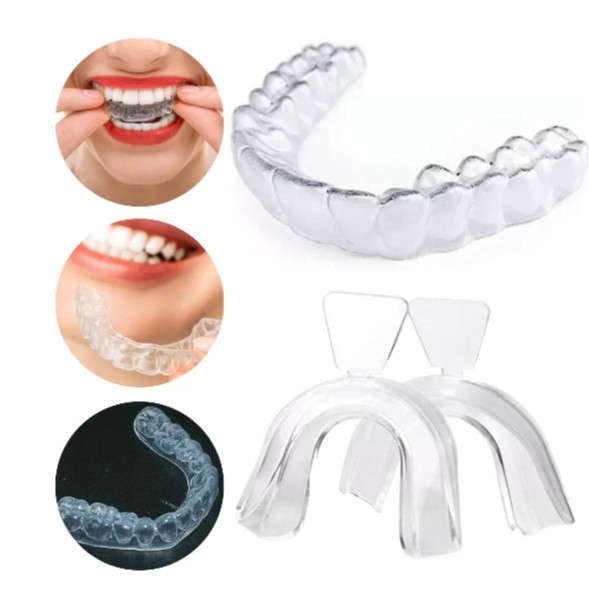 2 Placa de Silicone Moldável para Bruxismo e Proteção Bucal