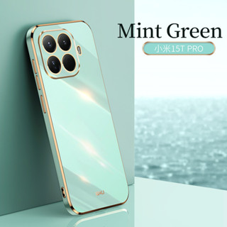 Para Xiaomi 15T Pro Caso À Prova De Choque Macio Silicone Galvanoplastia Caixa Do Telefone 15TPro Capa Traseira em Oferta na Shopee