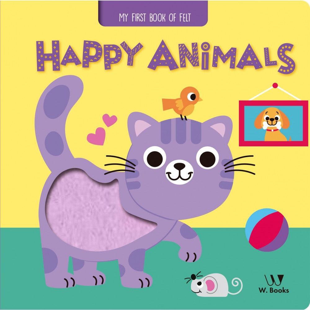 Livro Happy animals - Felt Book