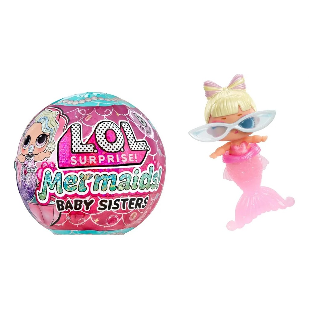 Boneca L.O.L. Surprise Mermaids! Baby Sisters - 1 Unidade Sortida