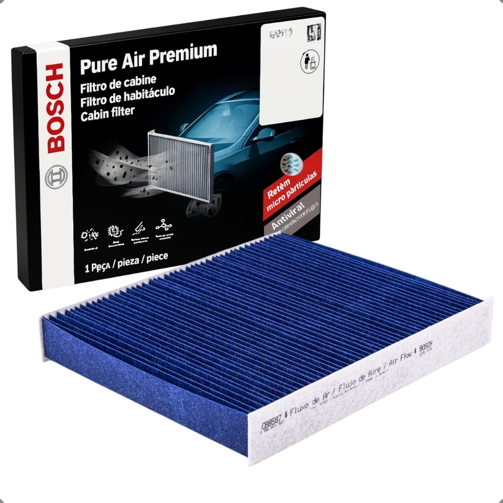 Filtro De Cabine Ar Condicionado Bosch Premium Onix Prisma Cobalt Spin Cruze Tracker 2011 A 2026 em Oferta na Shopee