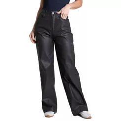 Calça Resinada Sawary Wide Leg Petit - 283774