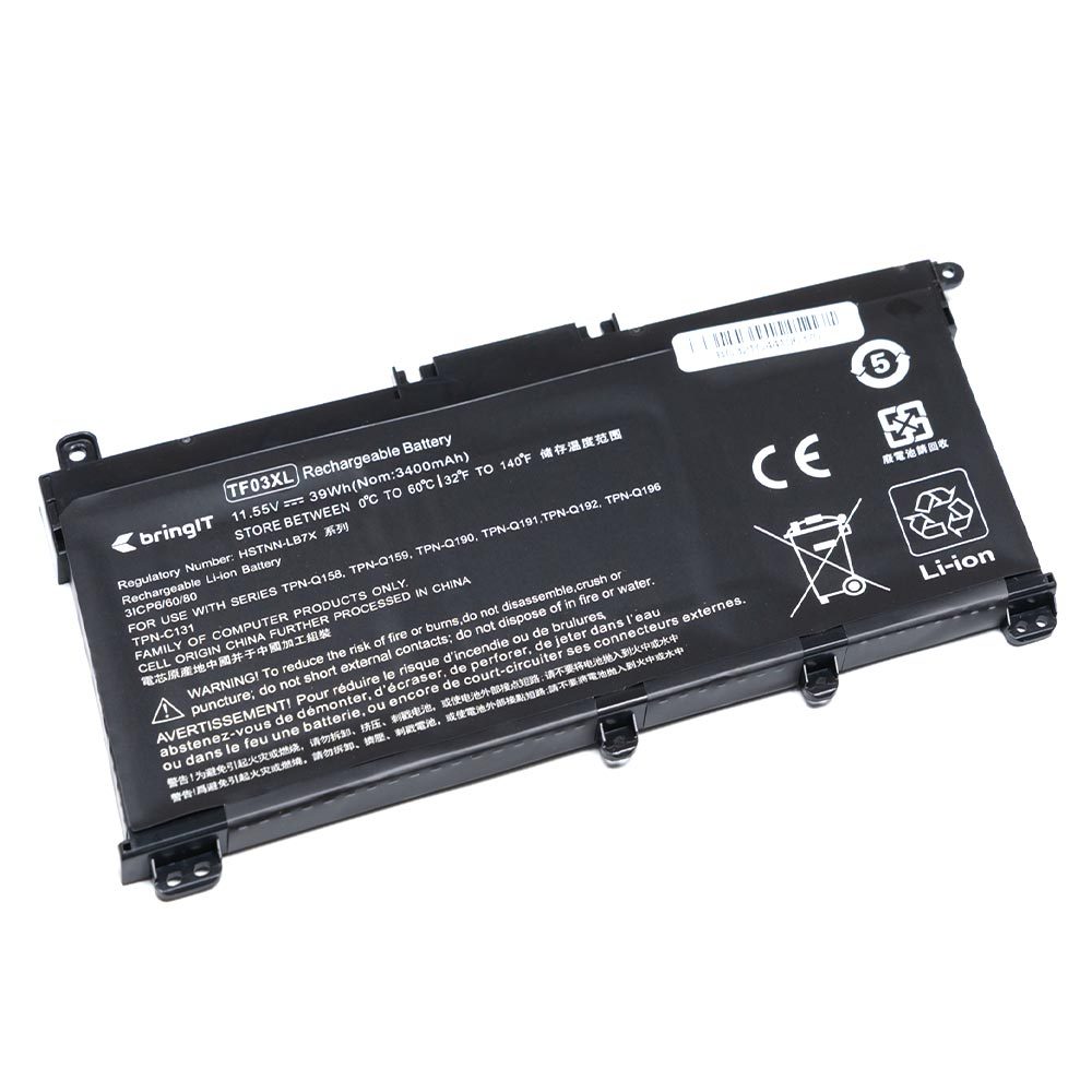 Bateria para Notebook Hp Part Number TF03XL 11.55V