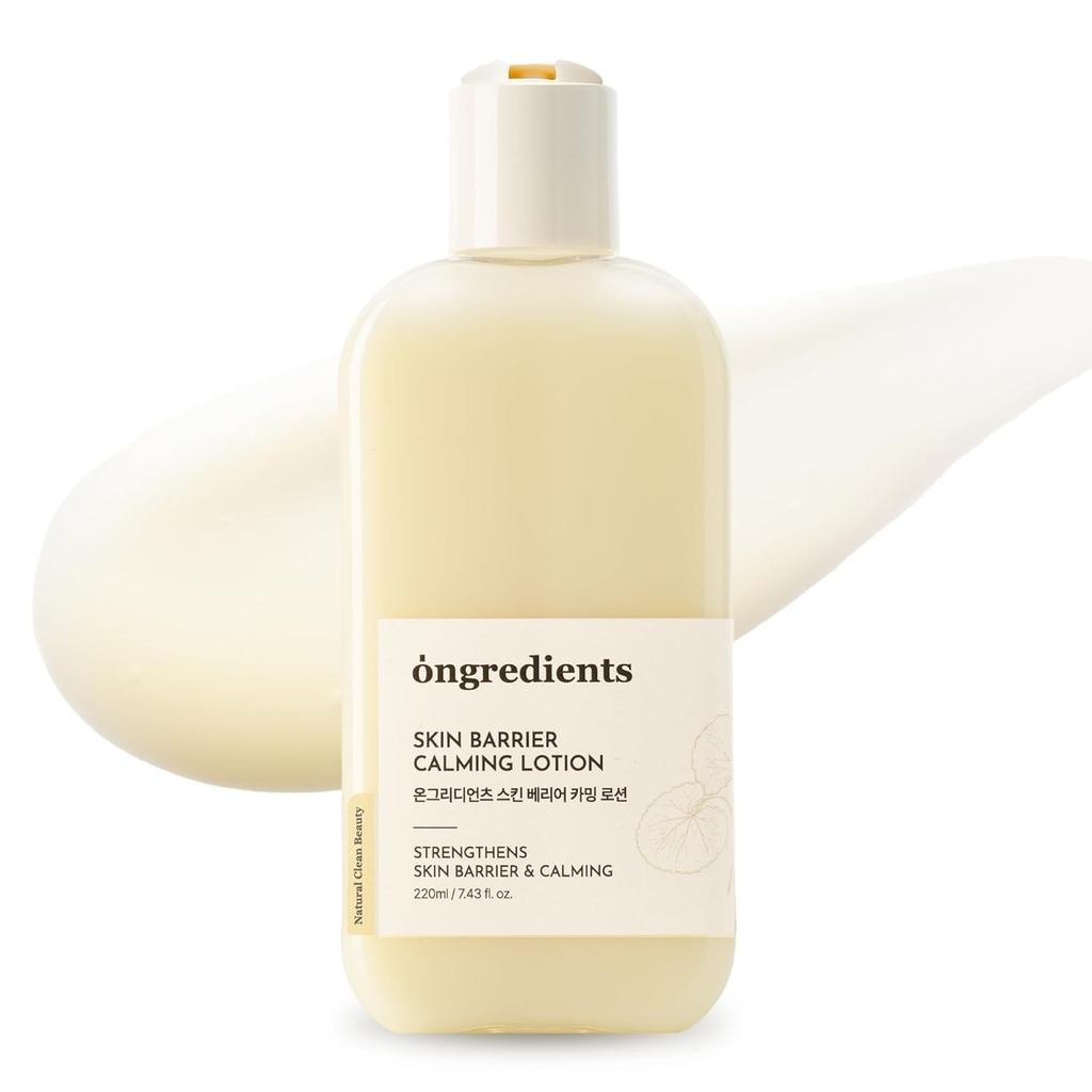 ONGREDIENTSLoçãoCalmanteParaBarreiras | Hidratante Leve para Pele Seca e Sensível | Centella, Complexo de 9 Peptídeos, G