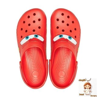[Enviado em 24 horas]McQueen Sapatos De Buraco De Carro Sandálias Chinelos Antiderrapantes Praia Casuais