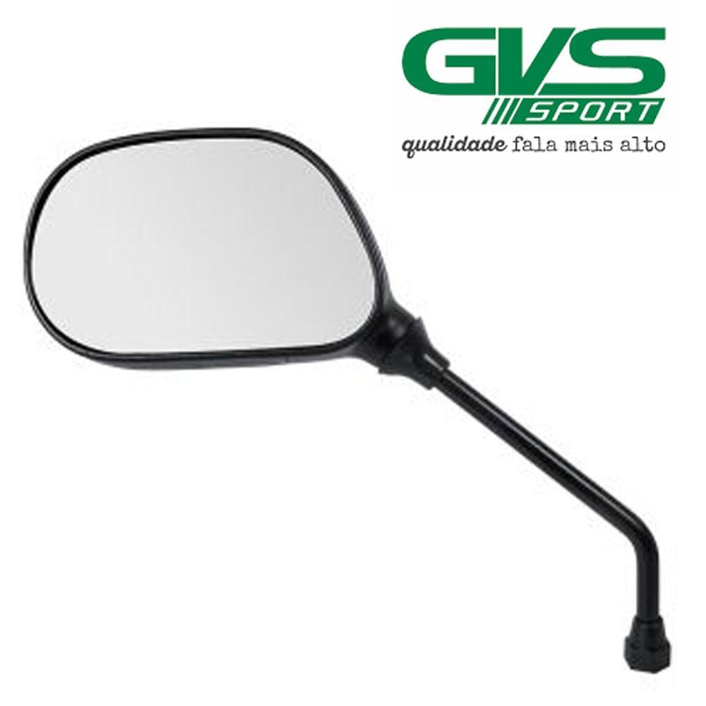 Espelho Retrovisor YBR Fazer Lander Yes Preto Lado Esquerdo - GVS