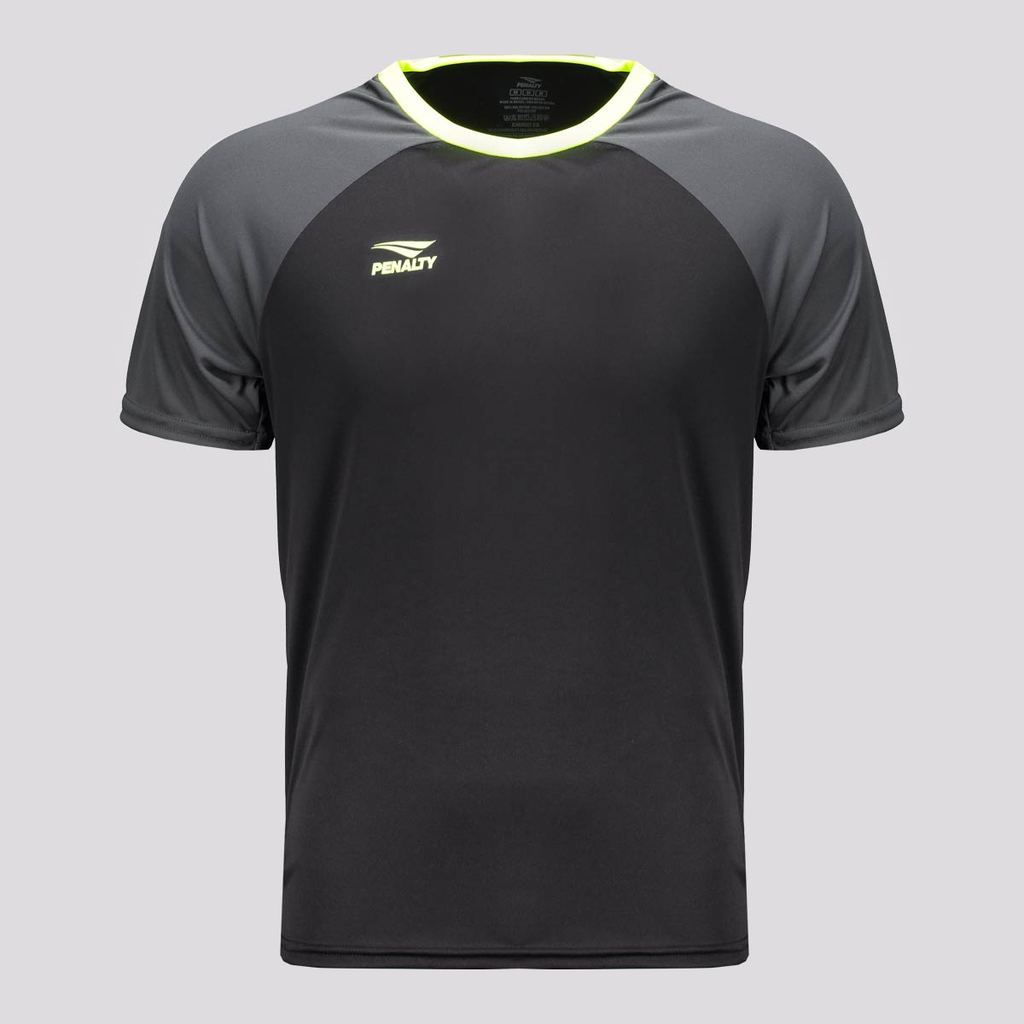 Camiseta Penalty Matis Class Preto e Cinza