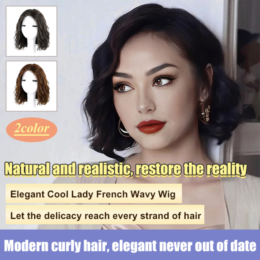 [Estilo Sofisticado] X23061603Ac Cabelo Curto Ondulado/Estilo Retro/Para Mulheres