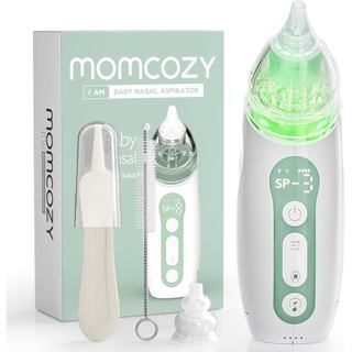 Aspirador Nasal Momcozy Baby , 3 Níveis De Sucção Elétrico Para Bebê , Portátil De Nariz Com Luz Calmante E Música