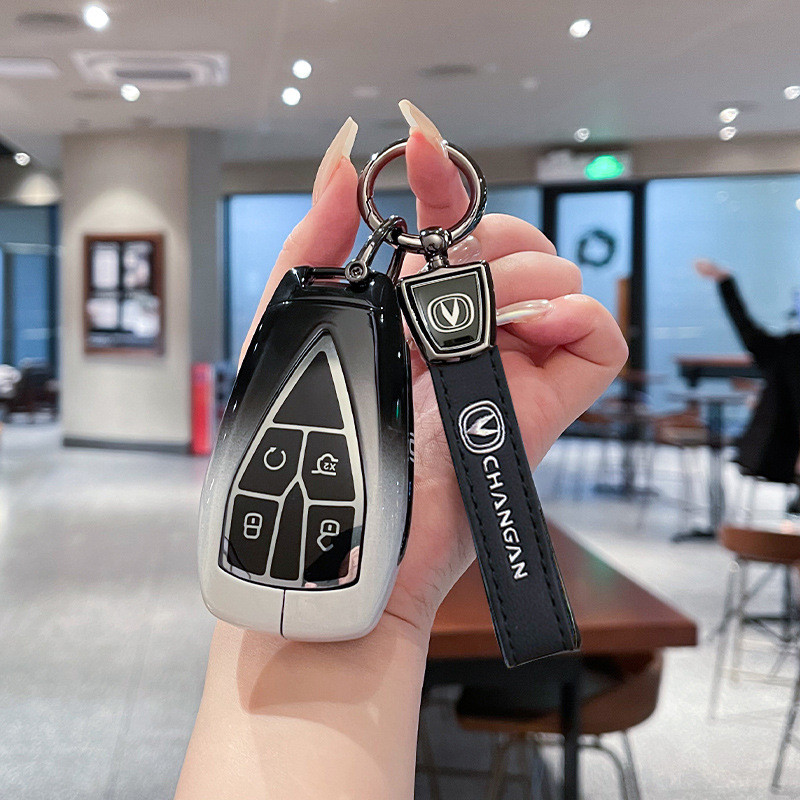 Applicable CAOA CHANGAN UNI-T Key cover cs55plus Three Generations unit Eado univ High-end metal case