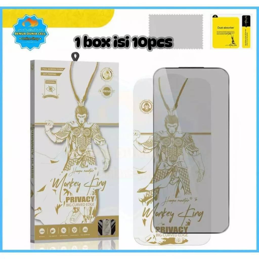 KA-A07 1 Caixa Contém 10 PCS Vidro Temperado SPY MONKEY KING Para SAMSUNG A02 A02S A03 A03S A03 CORE A04 A04E A04S A05 A