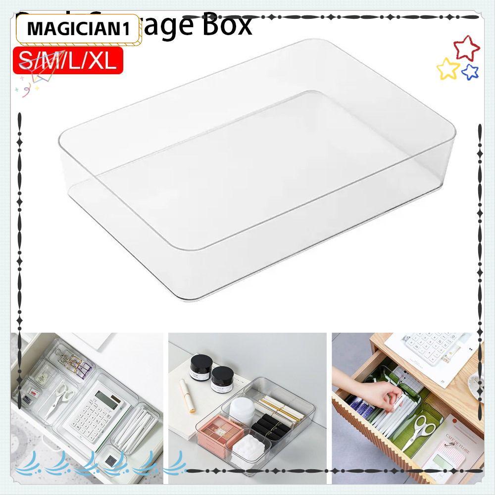 MAGICIAN 1Pcs Caixa Organizadora De Maquiagem , Organizador De Armazenamento De Mesa De Gaveta Transparente , Recipiente