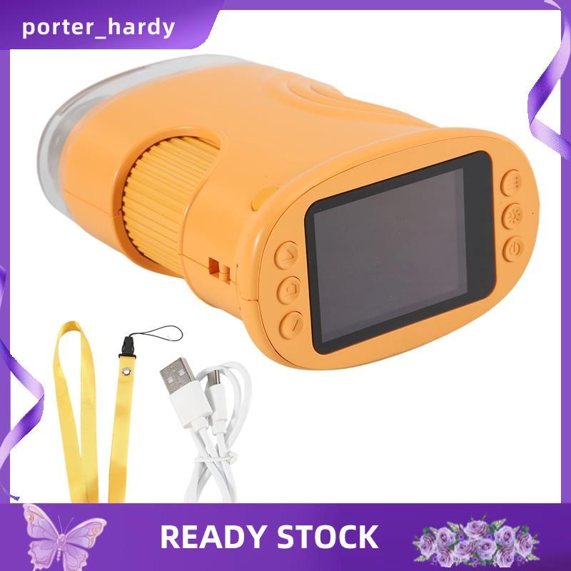 Microscópio Digital Portátil Educacional Para Crianças , 50-1000X Com Tela HD De 2 " , De Bolso , Presente De Aniversári