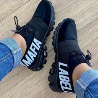 Tênis FEMININO Labellamafia Saturno Refletivel Academia Labella Mafia Blogueira Fitness #VIOLETTASHOP