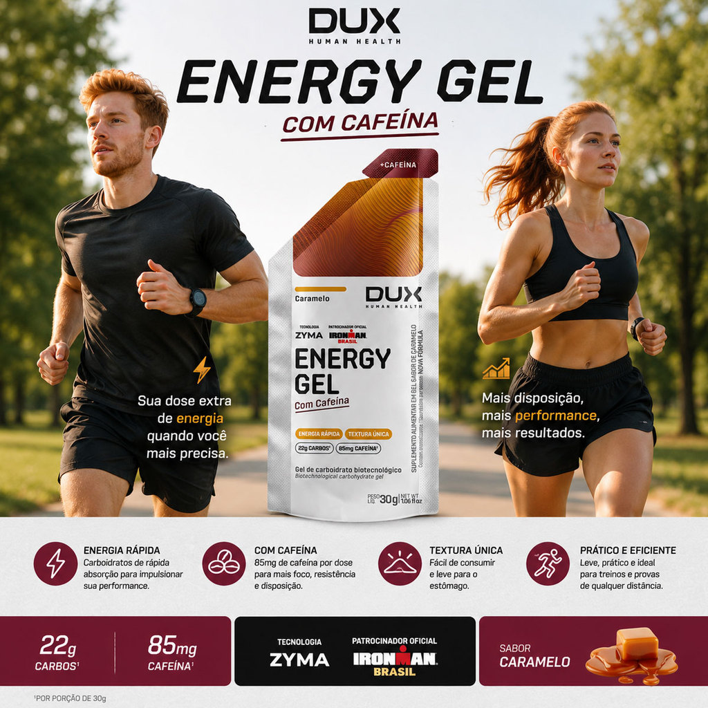 Gel Energy Dux 30g Carboidrato - 10 Sachês — imagem 2 de 2