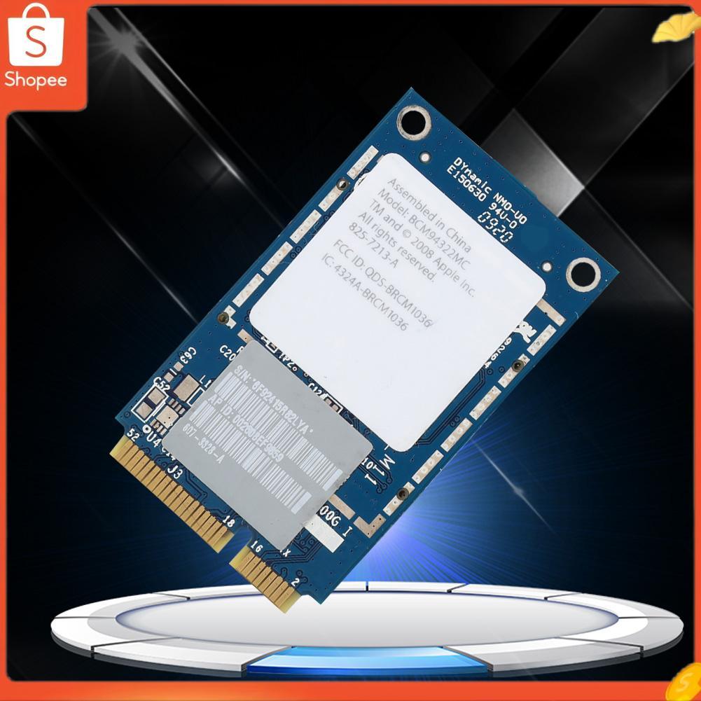 Placa mini pci-e wifi de frequência dupla bcm94322mc 300m para rede mac pro mb98
