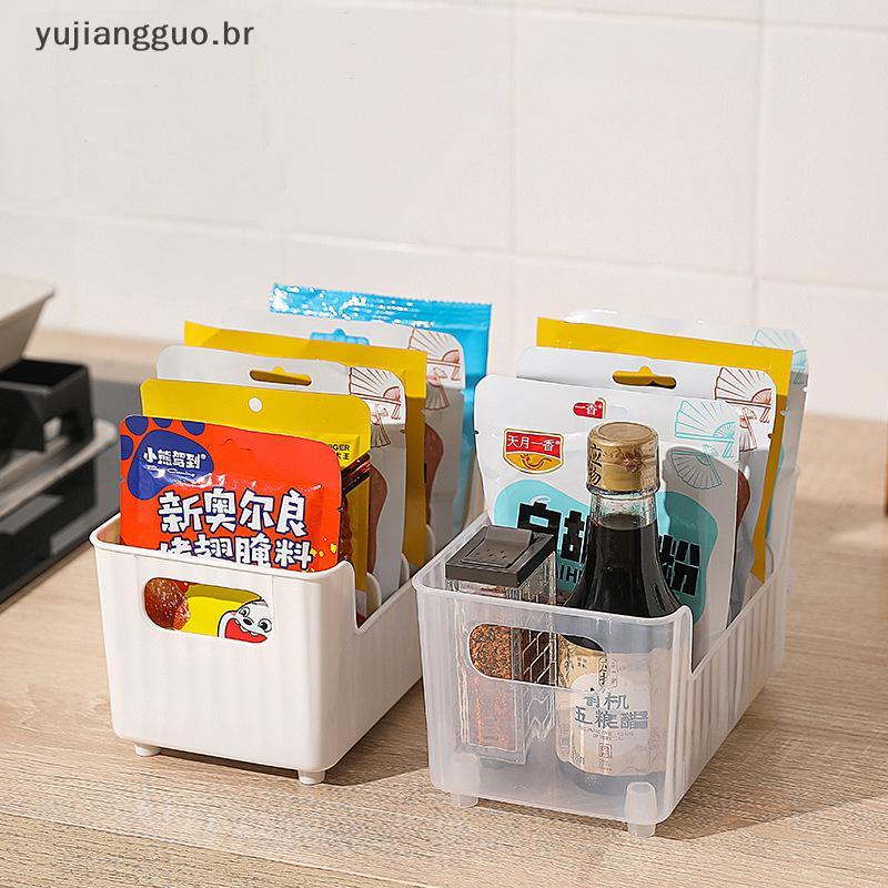 # Novo Caixa De Armazenamento Com Divisórias , Organizador De Geladeira , Fitas Organizadoras De Alimentos De Plástico ,