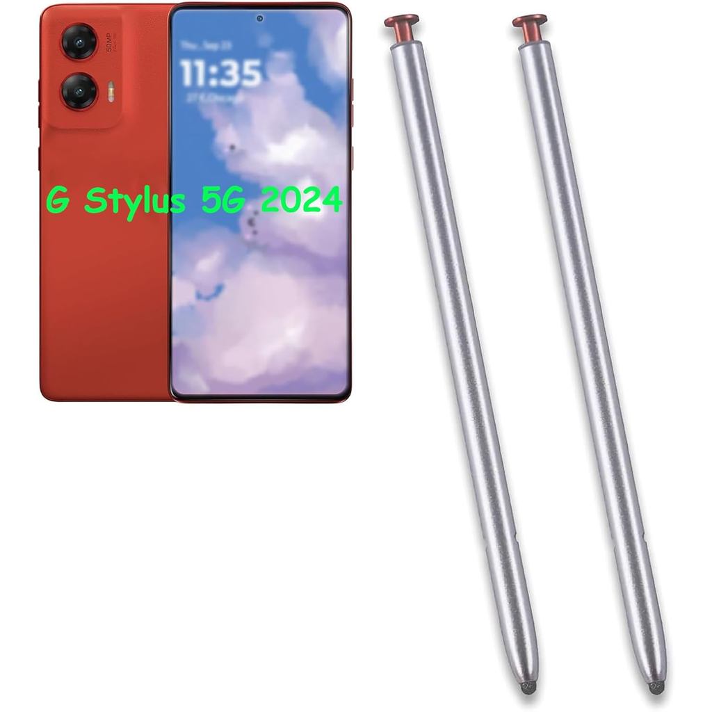Pacote com 2 Canetas Stylus G 5G 2024 de Substituição para Motorola Moto G Stylu