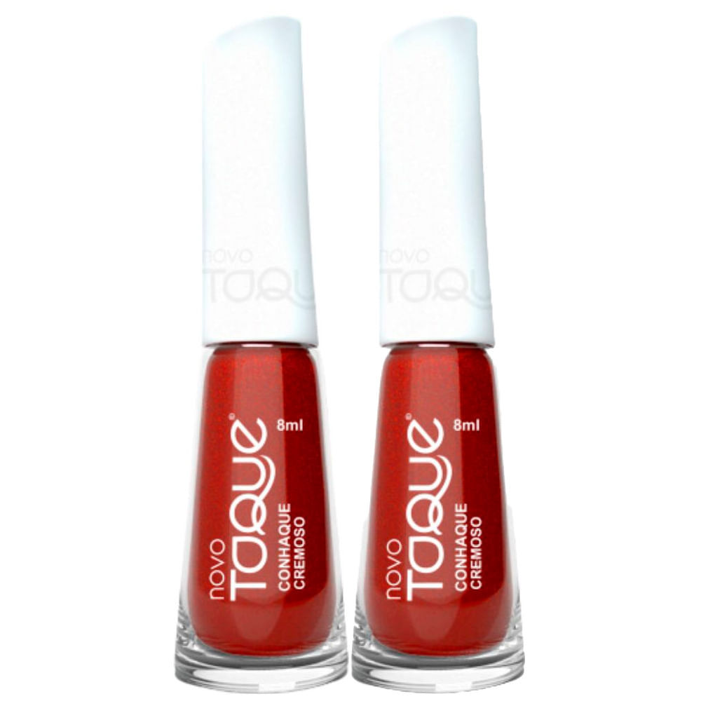 Kit 2 Esmalte Novo Toque Conhaque Cremoso 8ml