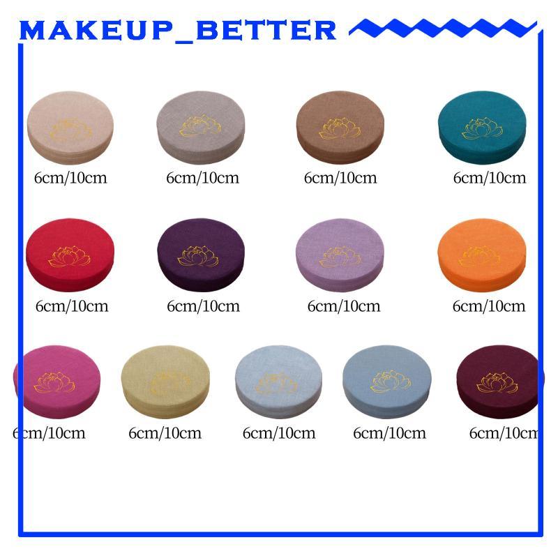 Imagem [Makeup_better] Almofada De Assento Redonda Feita À Mão Em Tatame De Linho Com Capa Lavável , Meditação Cadeira , Tapete