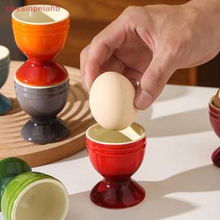 Suporte Cerâmico Colorido Do Dos Copos Ovo Da Porcelana Para Ovos Cozidos Macios