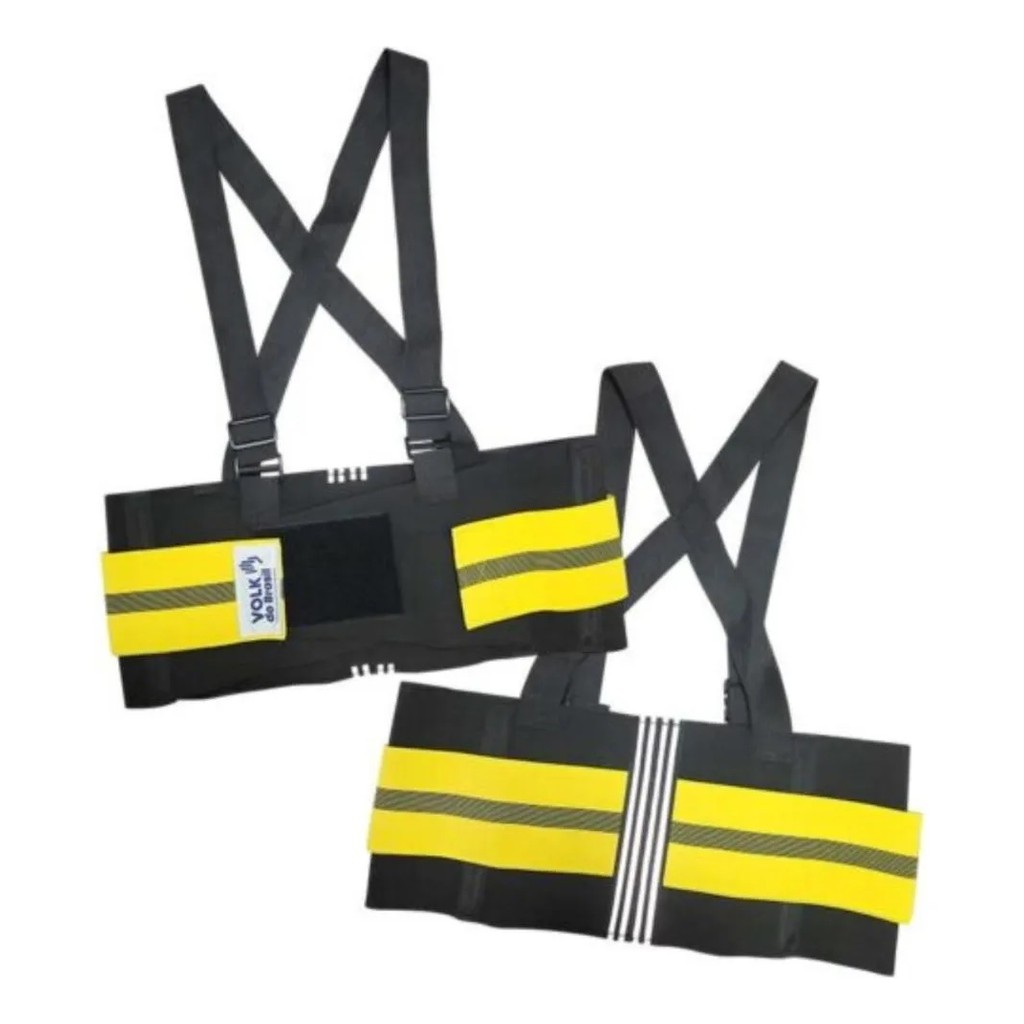 Cinta (Cinto Lombar) Ergonomica VOLK Refletiva Yellow Belt