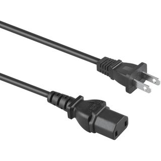 Cabo de alimentação AC de 2 pinos com certificação UL, 2 metros de comprimento, substituto para TV Sony KDL-40VL160 KDL-
