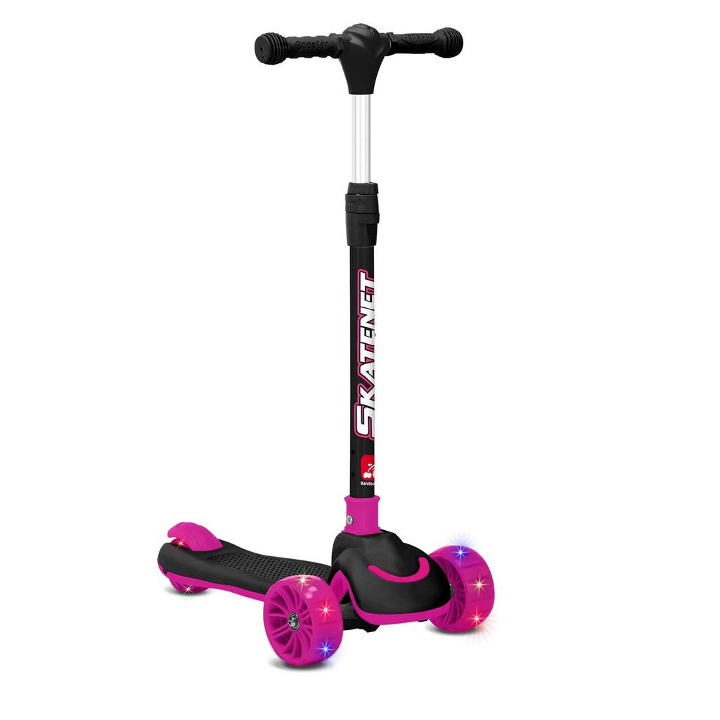 Skatenet Led Dobrável Pink Bandeirante