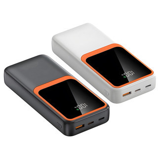Carregador Portátil 20000mAh ANJGG Powerbank Turbo 33W com Display Digital