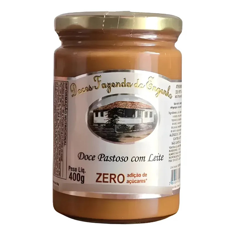 Doce de Leite pastoso zero Açucar 400g