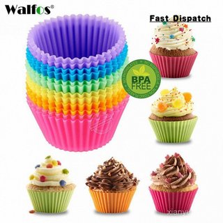 Forma de Silicone para Bolo Walfos, Forma para Muffin, Molde para Pudim, Utensílios de Confeitaria, Modelo XPHS