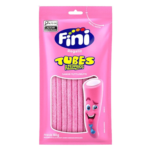 Fini Tubes Tutti Frutti Azedinho 80g