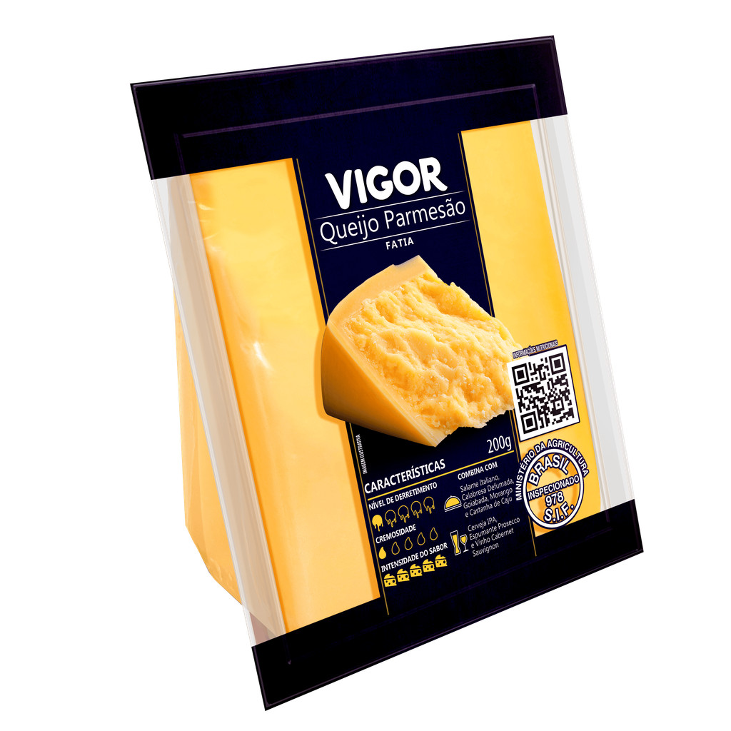 Vigor Queijo parmesão fatia 200g
