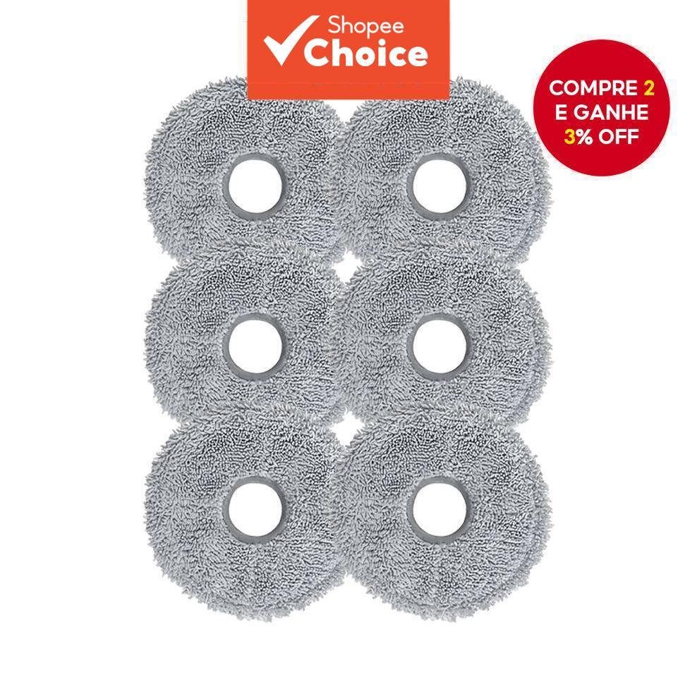 Pano de Limpeza Mop Compatível com Robô Aspirador Xiaomi S10+, S20+, X10+, X20+,