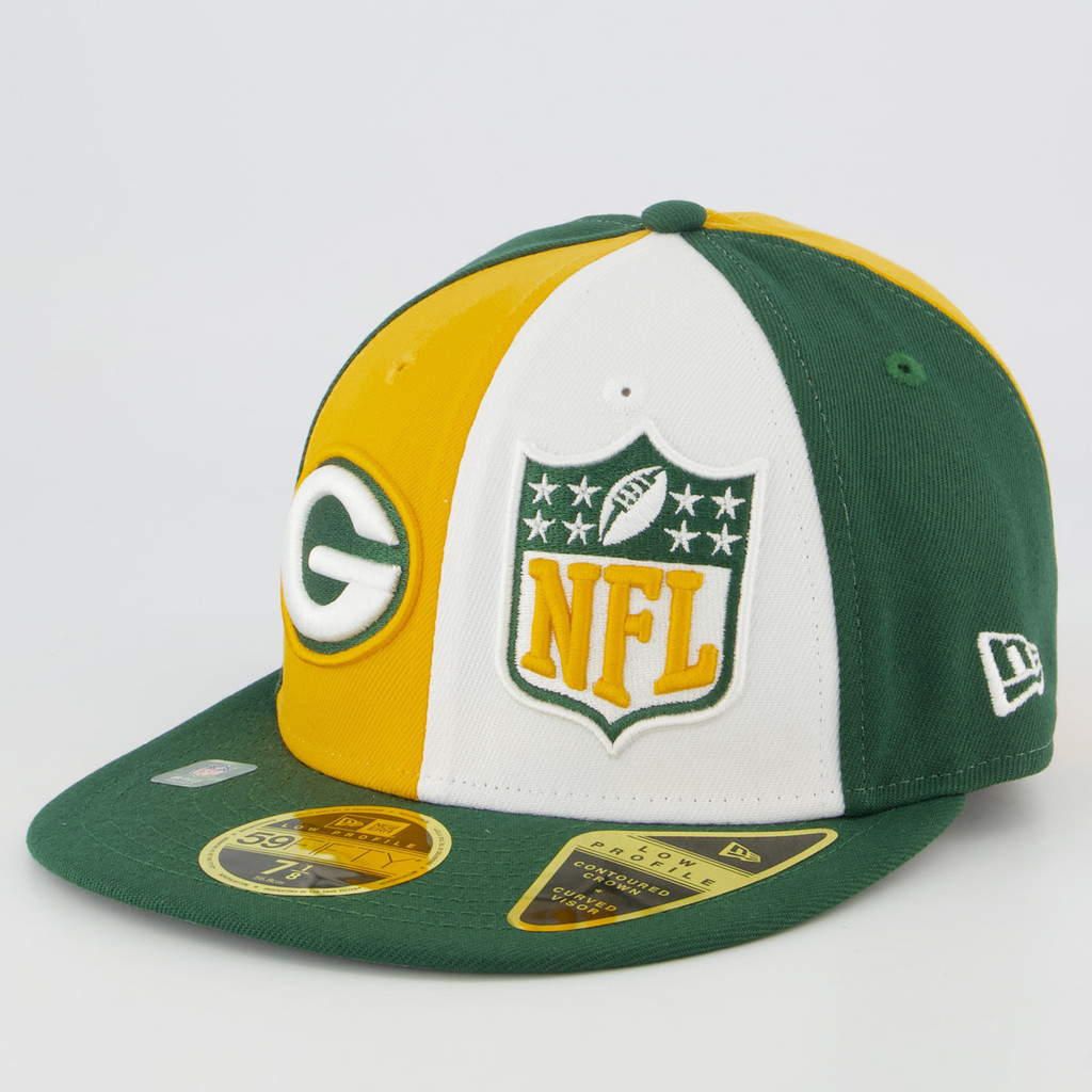 Boné New Era Green Bay Packers NFL 23 5950 LP Amarelo e Verde